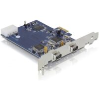 FIREWIRE 2-PORT DELOCK PCI-E