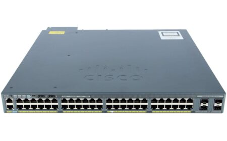 SWITCH ETH 48P 1GBE 2x10GBE SFP+ CISCO CATALYST 2960-XR POE 370W